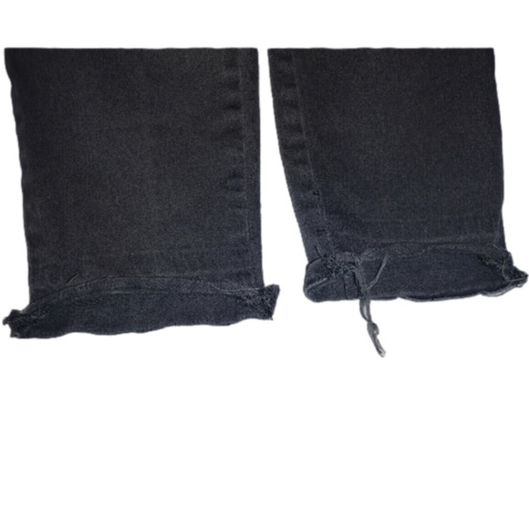 EXPRESS Ankle Legging High Rise Distressed Jeans - Picture 6 of 7